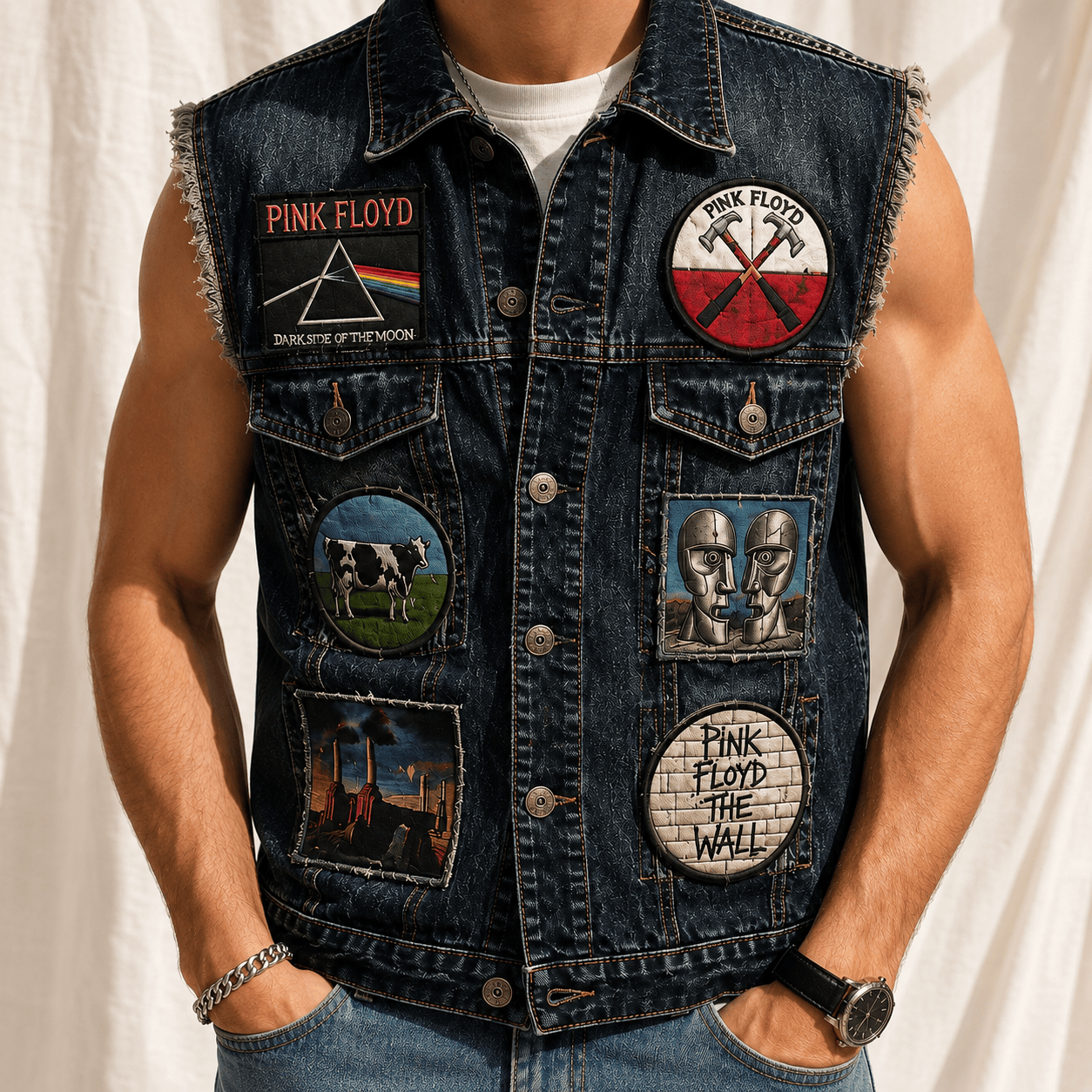 PFD PREMIUM DENIM VEST LNTH