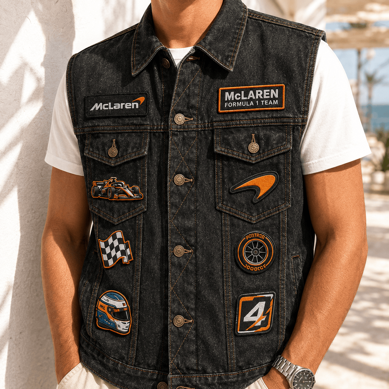 MCL PREMIUM DENIM VEST NVH