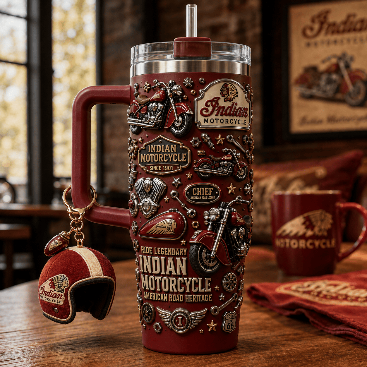 IDMC 40oz Tumbler With Handle DNBN